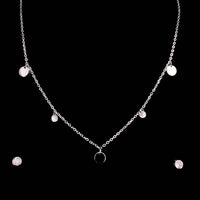Sterling Silver Charm Necklace Set | Pure Silver Jewellery Sets | ZYLVER - ZYLVER.IN #