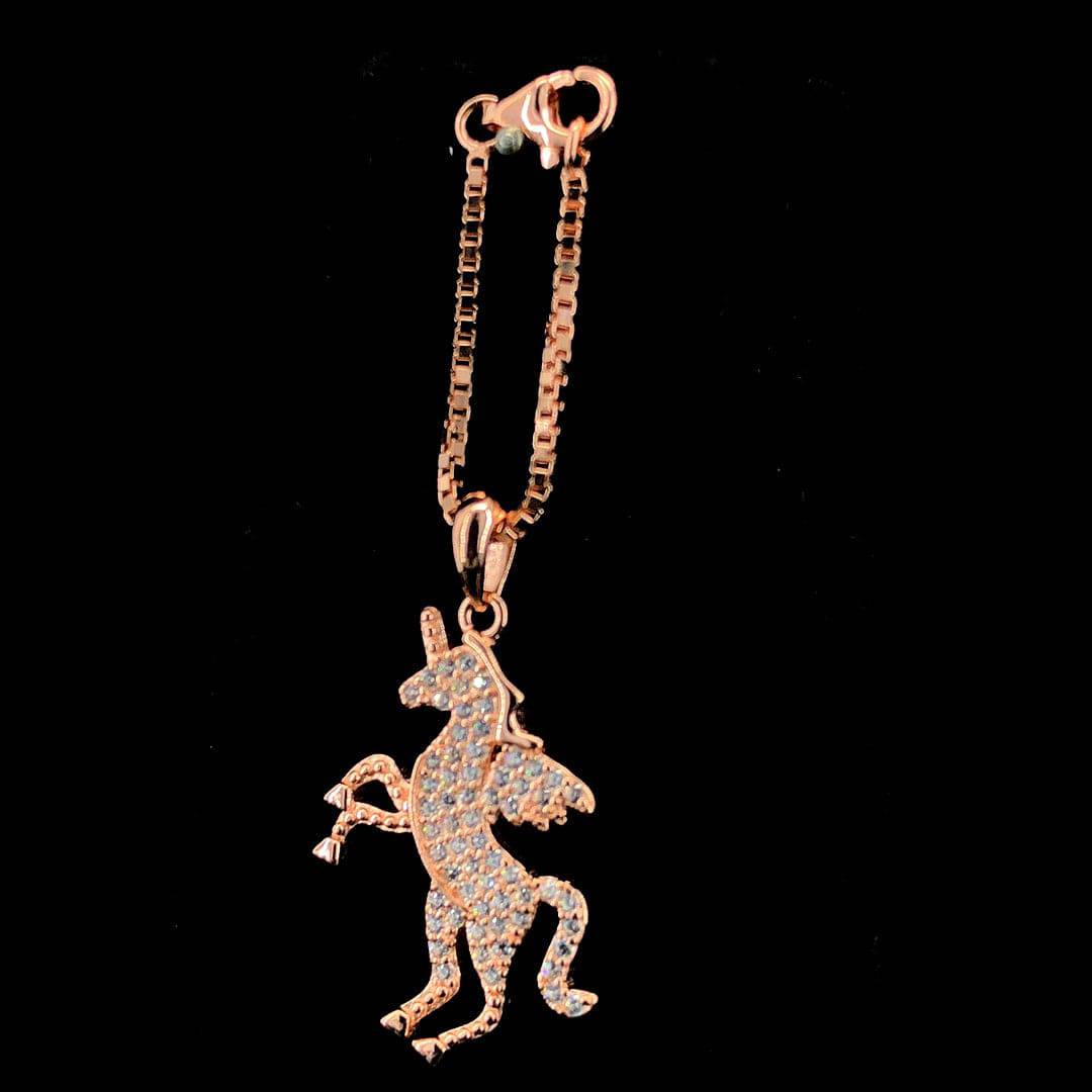 Sterling Silver Unicorn Watch Charm | Designer Silver Jewellery | ZYLVER - ZYLVER.IN #