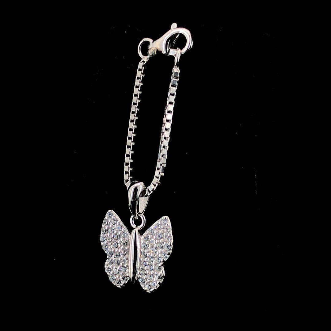 Sterling Silver Butterfly Watch Charm - ZYLVER.IN #