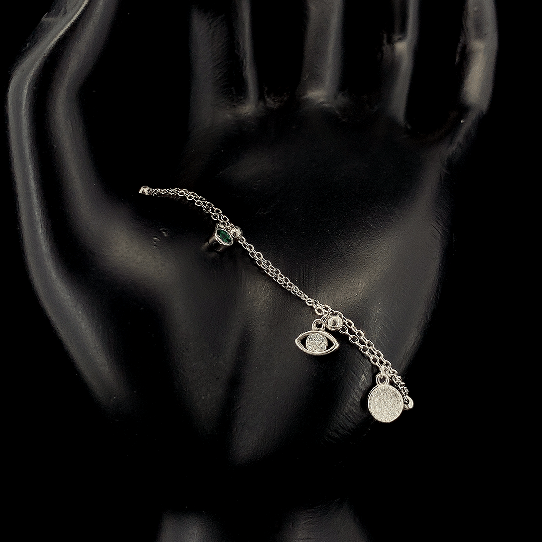 Charm of Elegance Double-Layered Bracelet - ZYLVER.IN #