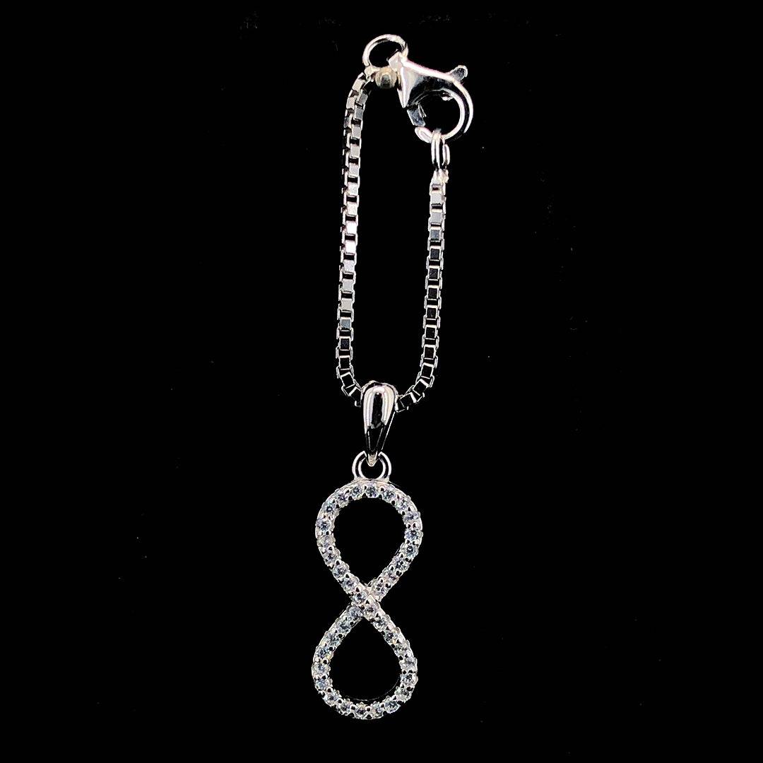 Sterling Silver Infinity Watch Charm - ZYLVER.IN #