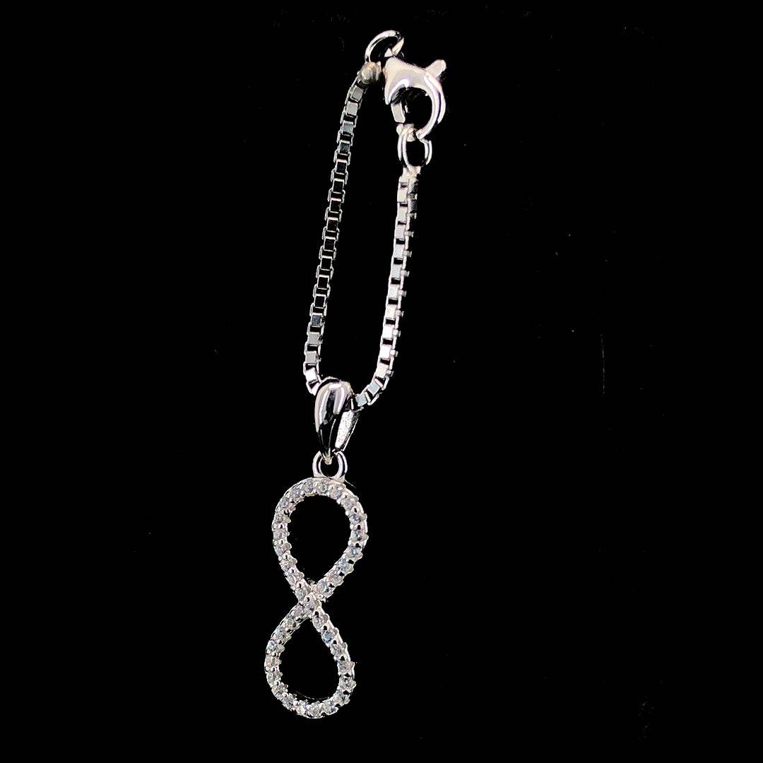 Sterling Silver Infinity Watch Charm - ZYLVER.IN #