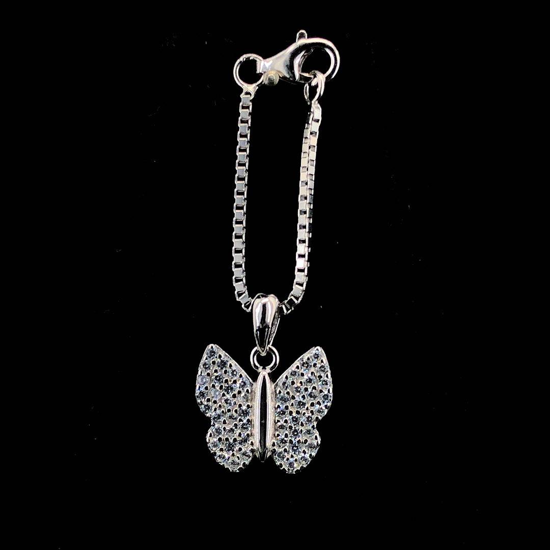 Sterling Silver Butterfly Watch Charm - ZYLVER.IN #