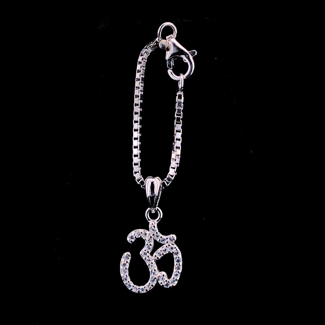 Sterling Silver Om Watch Charm - ZYLVER.IN #