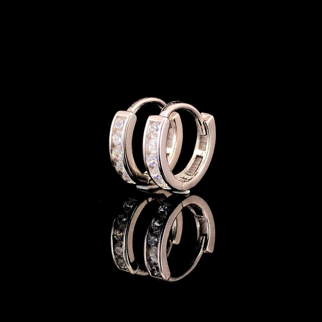 Sania Sterling Silver Earrings - ZYLVER.IN #