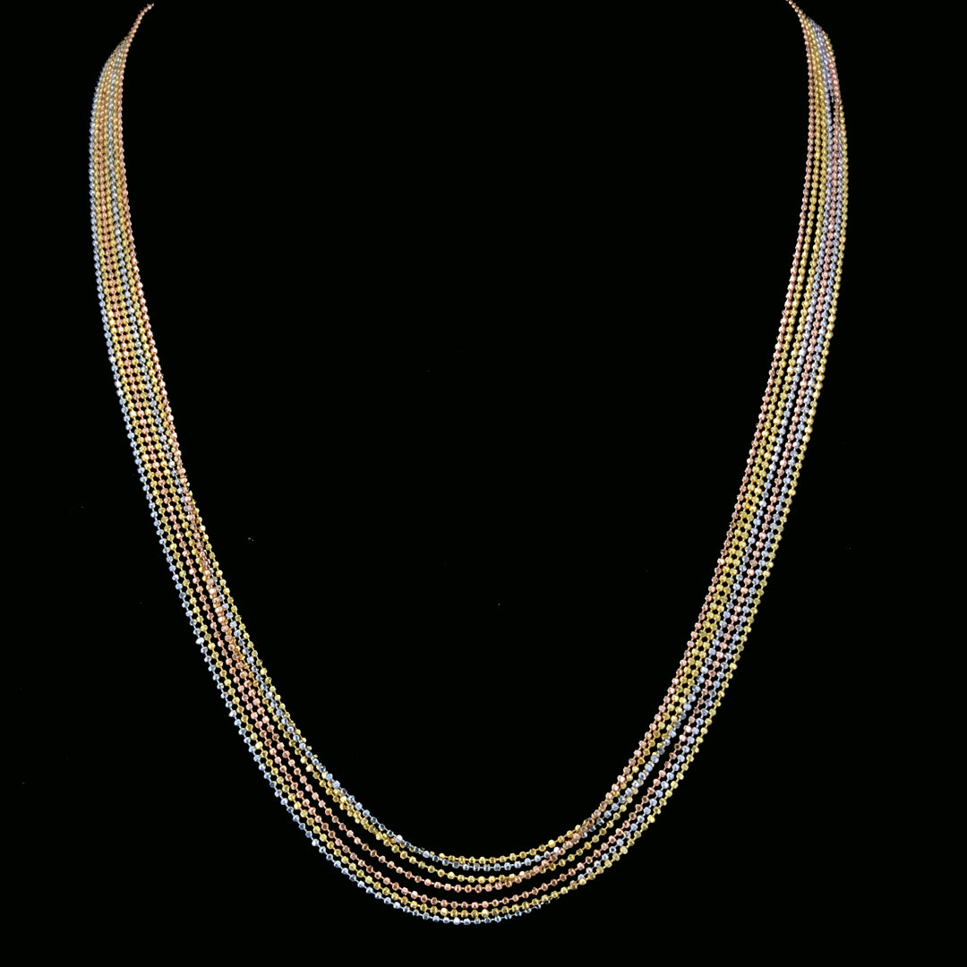 Zylver Multi-Layer Chain Necklace for Women - Sterling Silver Collection