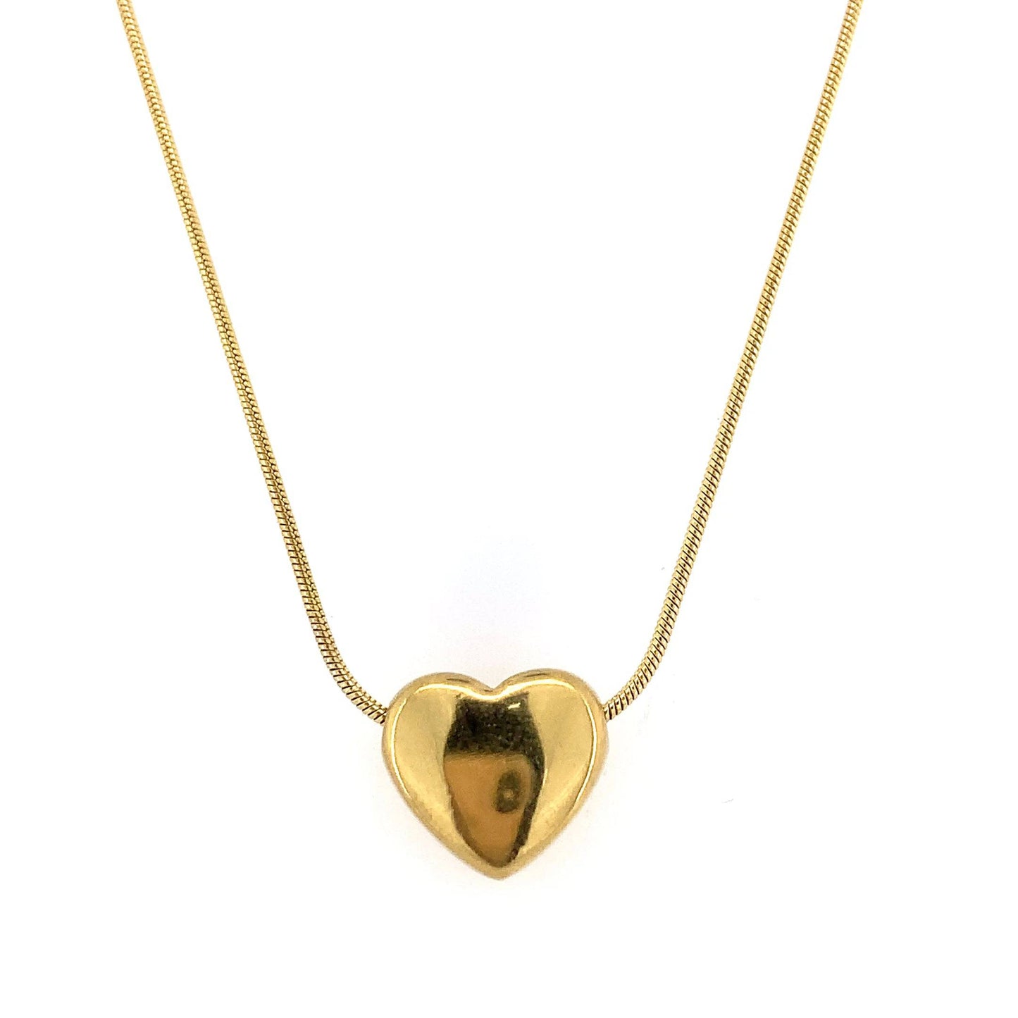 Zylver Heart Pendant Necklace for Women - Demi-Fine Collection