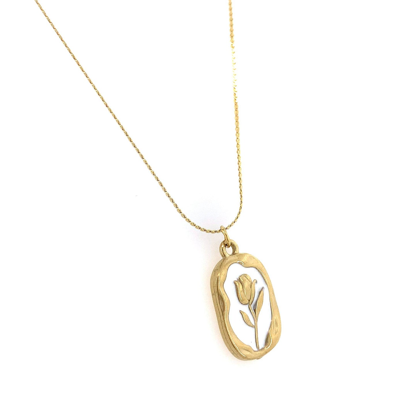 Zylver Floral Pendant Necklace for Women - Demi-Fine Collection