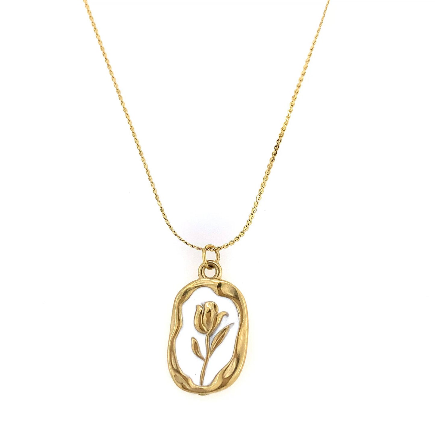 Zylver Floral Pendant Necklace for Women - Demi-Fine Collection