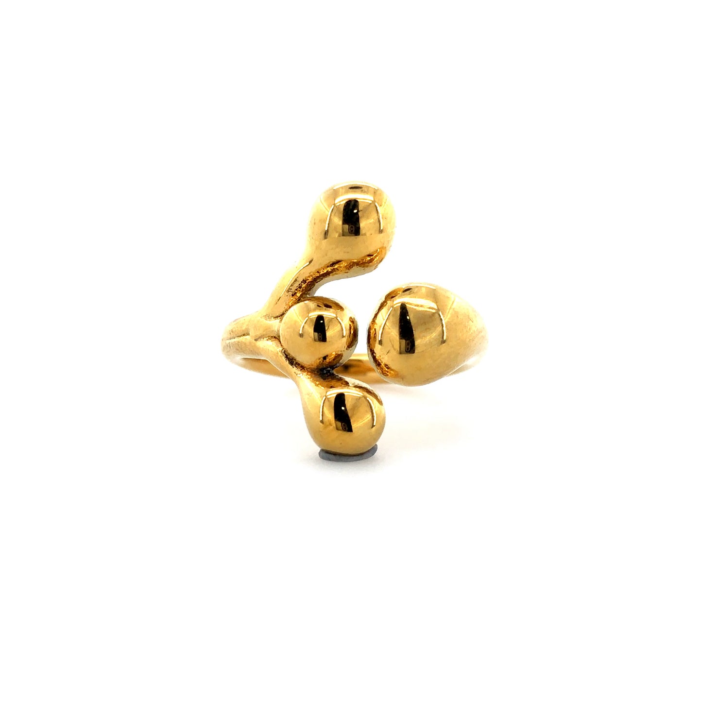 Zylver Sculptural Statement Ring for Women - Demi-Fine Collection