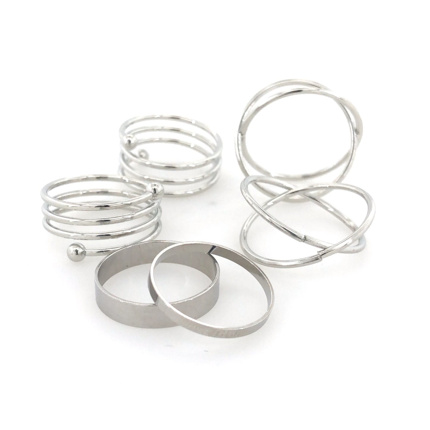 Zylver Minimalist Ring Bundle for Women - Brass Monkey Collection