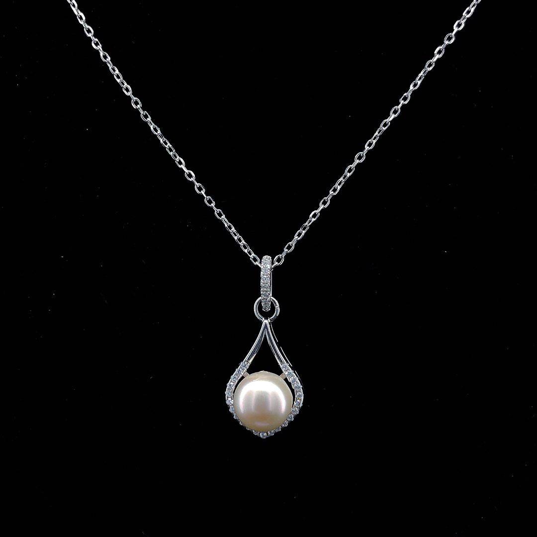 ✨ Graceful Teardrop Pearl Pendant Necklace ✨ - ZYLVER.IN