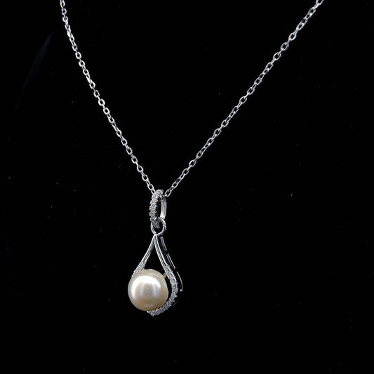 ✨ Graceful Teardrop Pearl Pendant Necklace ✨ - ZYLVER.IN