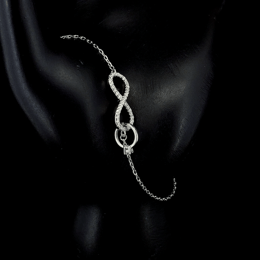✨ Infinity Charm Adjustable Bracelet ✨ - ZYLVER.IN