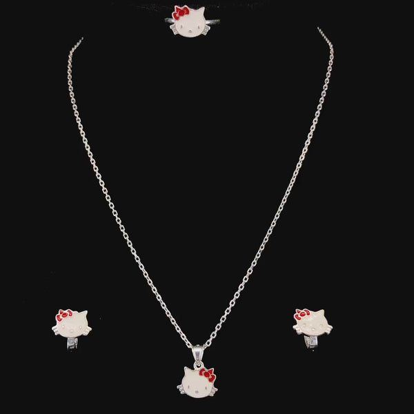 Zylver Kitty Jewelry Set for Children - Sterling Silver Collection