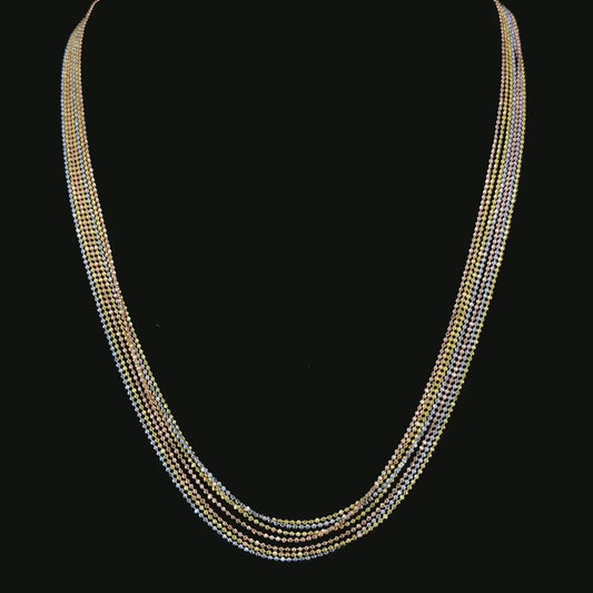 Zylver Multi-Layer Chain Necklace for Women - Sterling Silver Collection