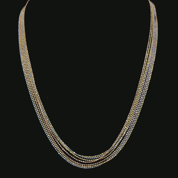 Zylver Multi-Layer Chain Necklace for Women - Sterling Silver Collection